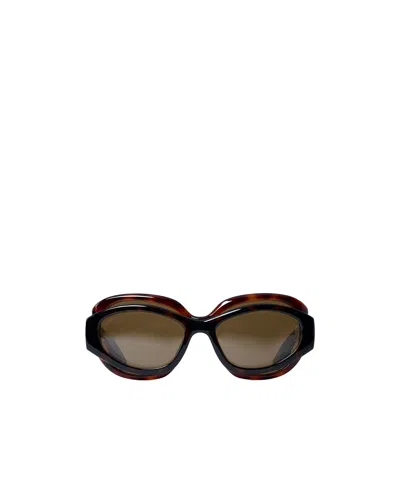 BALENCIAGA BALENCIAGA EYEWEAR SUPERBUSY ROUND-FRAME SUNGLASSES