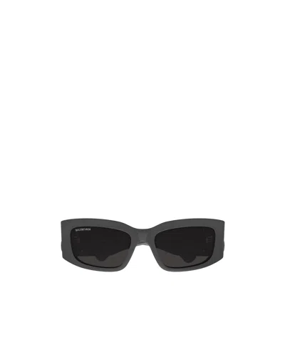 BALENCIAGA BALENCIAGA EYEWEAR RECTANGLE FRAME SUNGLASSES