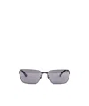 Balenciaga Geometric Frame Sunglasses In Gray