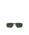 Balenciaga Bb0413s-003 - Grey Sunglasses In Green