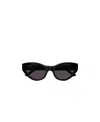 Balenciaga Gv Day Cat-eye Sunglasses In Black