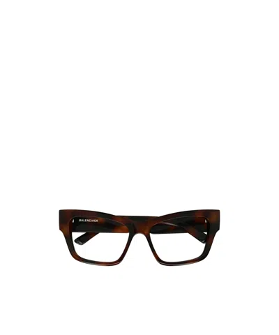 BALENCIAGA BALENCIAGA EYEWEAR RECTANGLE FRAME GLASSES