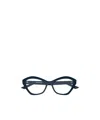 Balenciaga Geometrically Framed Flat Mirror In Blue