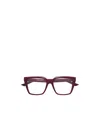 Balenciaga Geometrically Framed Flat Mirror In Red