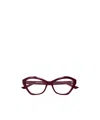 Balenciaga Geometrically Framed Flat Mirror In Red