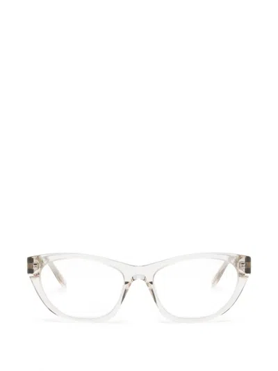Balenciaga Geometric-frame Glasses In Gray