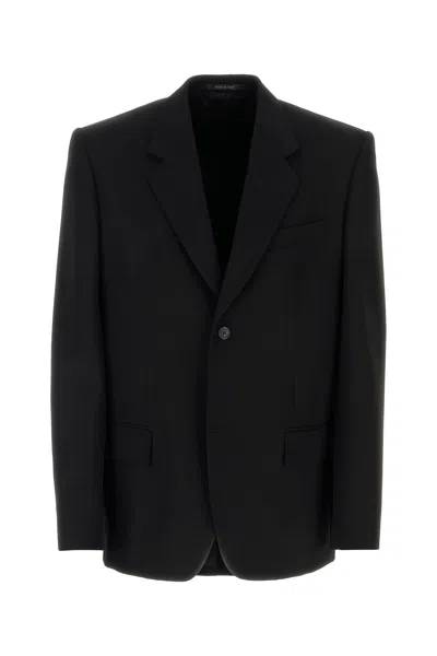 Balenciaga Standard Tailored Jacket Clothing In Black