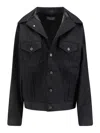 Balenciaga Tailored Long Sleeve Blazer Pockets In Black