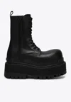 Balenciaga Black Ankle Boots With Logo Plaque On The Front And Side Zips In Leather Man