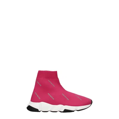 Balenciaga Gift Ideas Women's Sneakers Kids Fabric Pink/silver