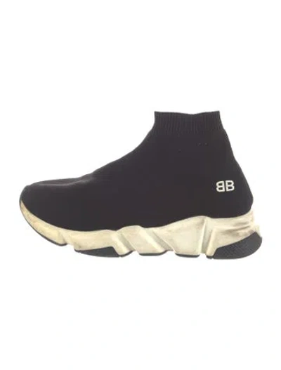 Pre-owned Balenciaga Kids' Girls' Speed Lt Sneakers In Black