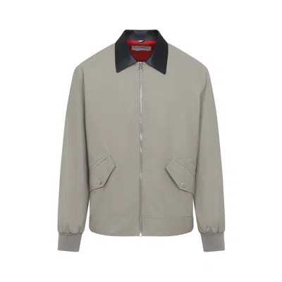 Balenciaga Givenchy Cotton Jacket In Gray