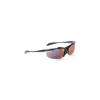 Balenciaga Turbo D-frame Sunglasses Iridescent Lenses In Black