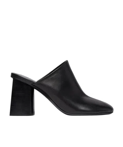 Balenciaga Sandali Slip-on Glove 80 Mm Da Donna In Nero In Silver