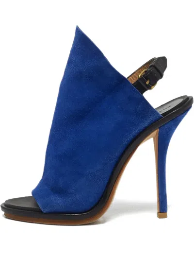 Pre-owned Balenciaga Glove Open-toe Sandals In Blue