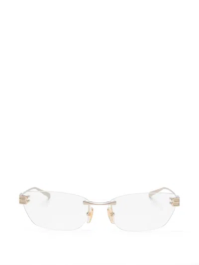 Balenciaga Geometric Glasses In Pink