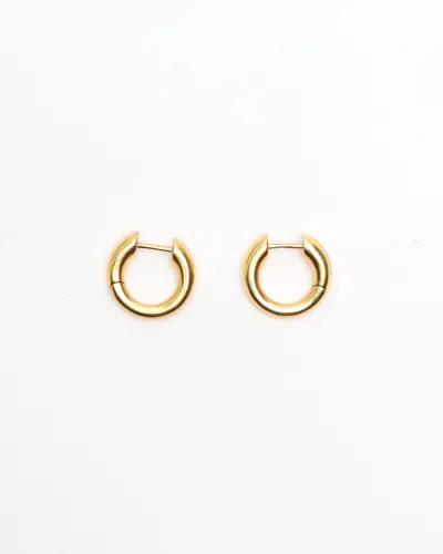 Balenciaga Gold Hoop Earrings