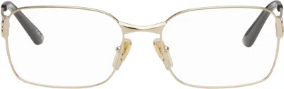 Balenciaga Gold Mercury Metal Glasses In 003 Gold