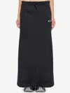 Balenciaga Cotton Blend Mini Skirt With Side Zip Pockets In Black