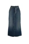 Balenciaga Knee-length Skirt With Pockets And Belt Loops