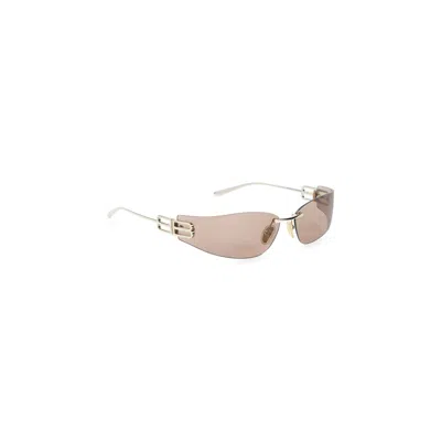 Balenciaga Gossip D Frame Sunglasses Unica In Gold