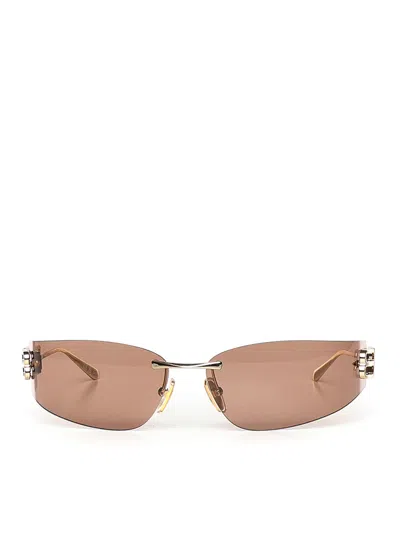 Balenciaga Gossip D-frame Sunglasses In Neutral