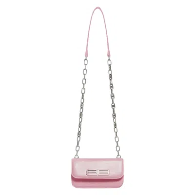 Pre-owned Balenciaga Gossip Xs Bag With Chain 'pink'