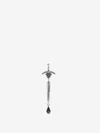 Balenciaga Goth Sword Earrings In Metallic