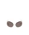Balenciaga Eyewear Gotham Cat-eye Frame Sunglasses In White