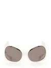 Balenciaga Cateye Gotham Frame Sunglasses In Brown