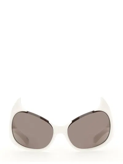 Balenciaga Gotham Cat Sunglasses In White
