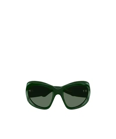 Balenciaga Gradient-lens Cat-eye Sunglasses In Green