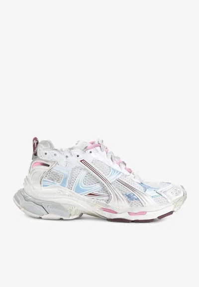 BALENCIAGA GRADIENT RUNNER NYLON AND MESH SNEAKERS