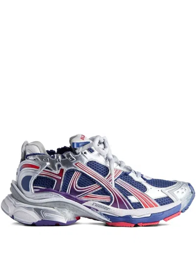 Balenciaga Gradient Runner Sneakers In Blue