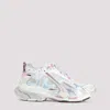 Balenciaga Sneaker Runner White Blue Pink Brown In White