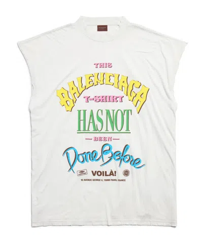 Balenciaga Graphic Logo T-shirt In White