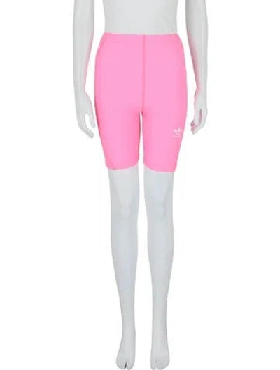 Pre-owned Balenciaga Graphic Print Athletic Shorts W/ Tags In Pink