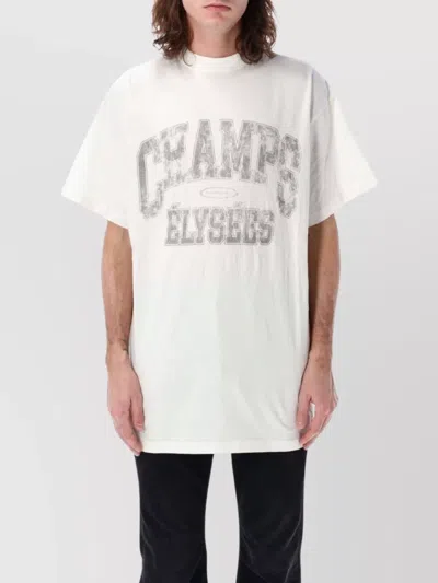 Balenciaga Graphic Print Crew Neck T-shirt