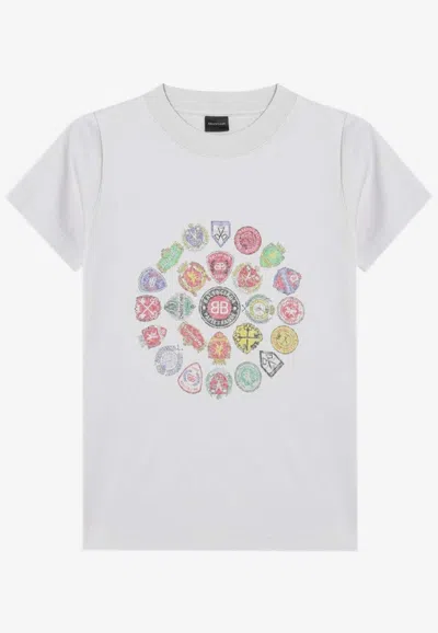 BALENCIAGA GRAPHIC PRINT CREWNECK T-SHIRT