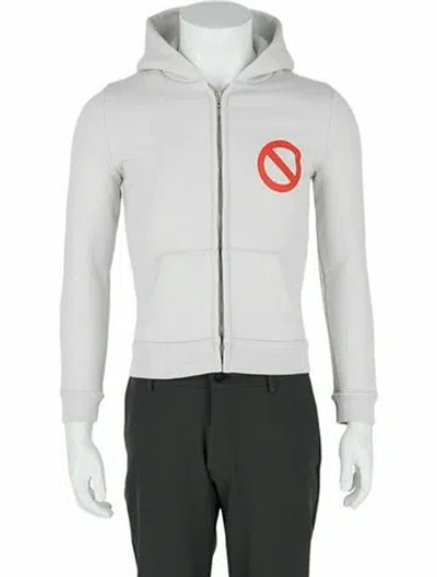 Pre-owned Balenciaga Graphic Print Hoodie W/ Tags In White