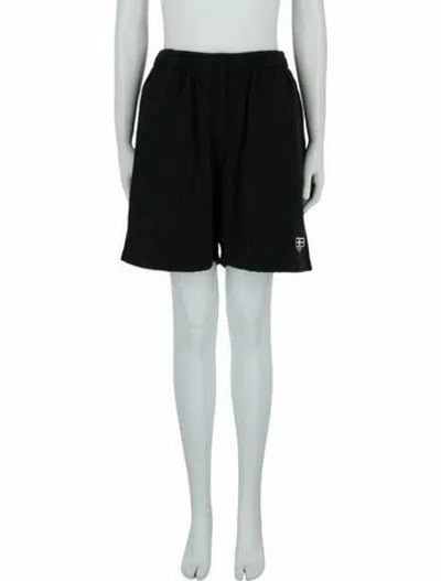 Pre-owned Balenciaga Graphic Print Shorts W/ Tags In Black