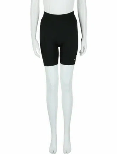 Pre-owned Balenciaga Graphic Print Shorts W/ Tags In Black