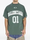 Balenciaga Graphic Print Basketball Short Sleeve T-shirt In Green