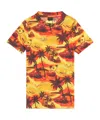 Balenciaga Graphic-print T-shirt In Yellow