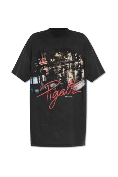 Balenciaga Pigalle T-shirt In Black