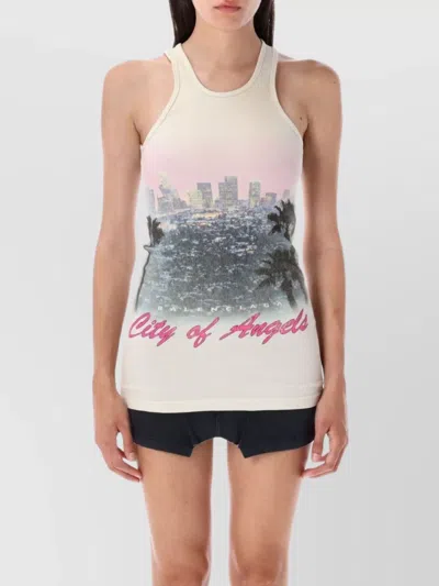 BALENCIAGA GRAPHIC RACERBACK TANK TOP ARTWORK