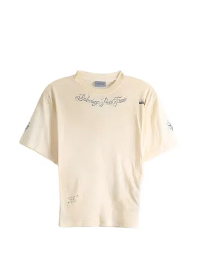 Balenciaga Graphic-print T-shirt In Neutral