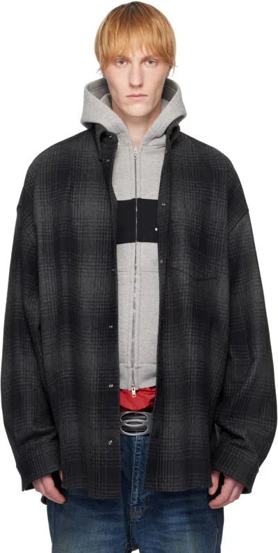 Balenciaga Gray '' Oversized Shirt In 1262