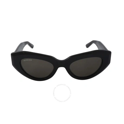 Balenciaga Gray Cat Eye Ladies Sunglasses Bb0236s 001 52