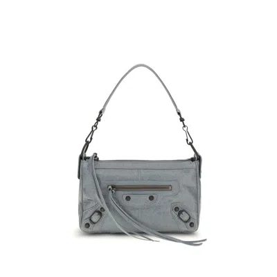 Balenciaga Gray Lamb Ovis Aries Aries Handbag